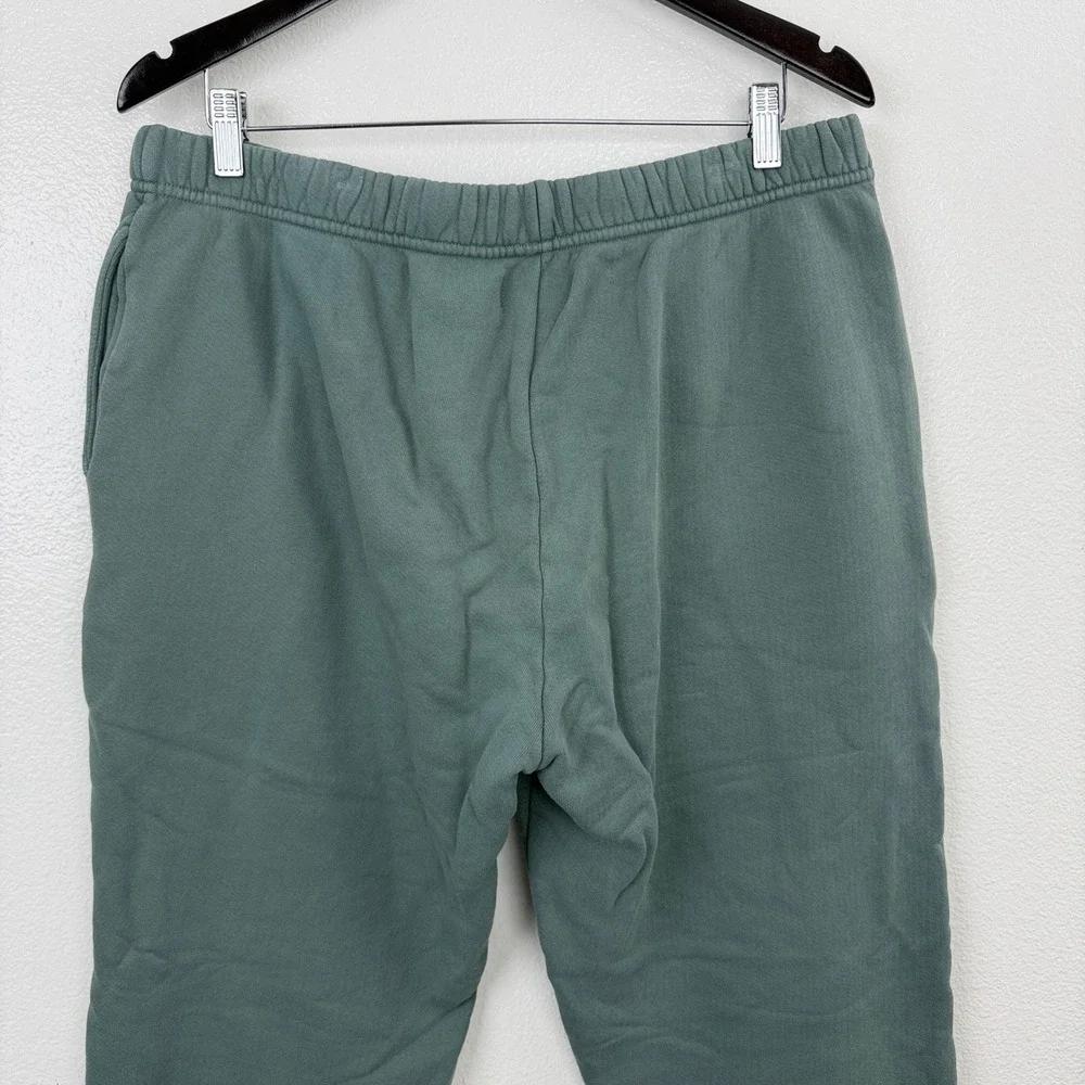 Les Tien Sweatpants Mens Large Green Heavyweight Classic Cotton Fleece - Picture 5 of 8